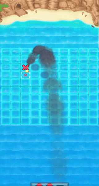 Battleship strategy game animation on Plutus offering competitive matches and reward payouts.