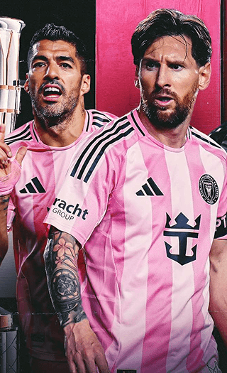 Lionel Messi football prediction graphic used for sports predictions on Plutus.