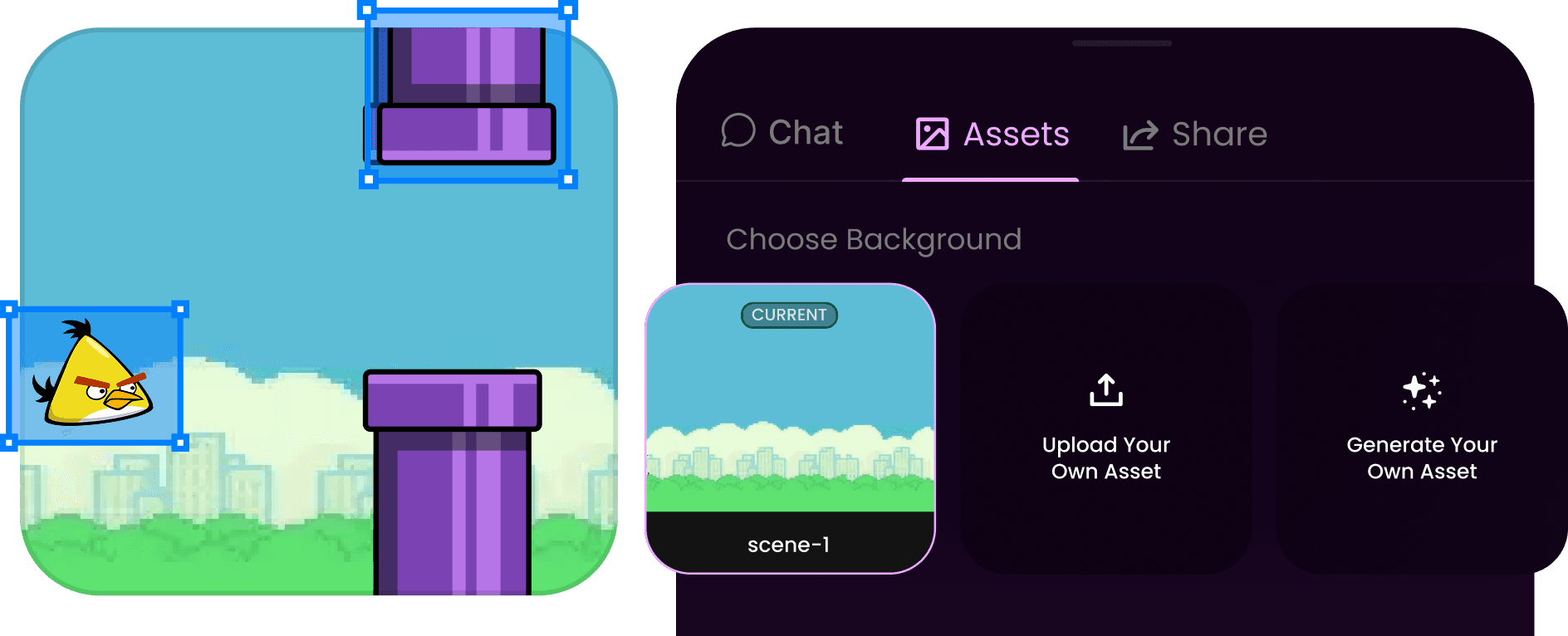 Asset library customization